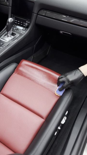 Porsche Boxster химчистка2023г9