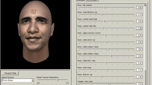 Barack Obama 3D Head
