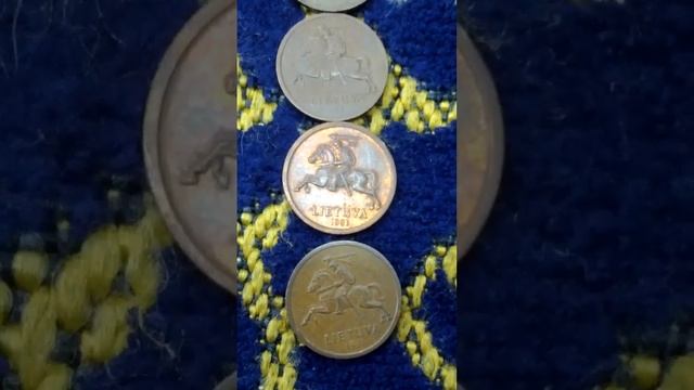 Lots of Lithuania 20 Centai 1991(AH 1413) Obsolete Coins-02