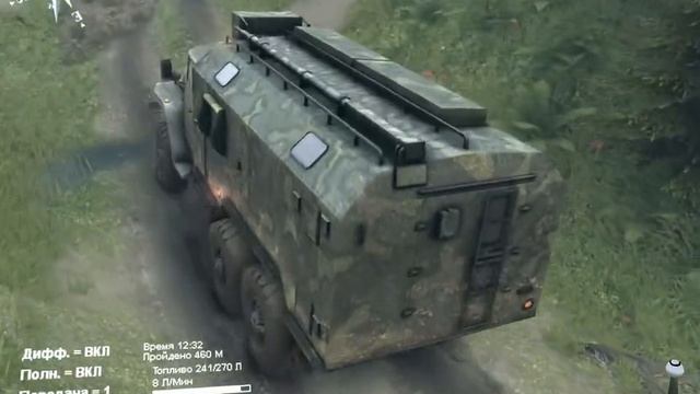 Spintires часть 11-урал буксует