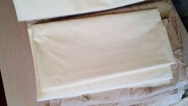 Распаковка лоскута полиэстера, от 40 до 70см. Магнатекс.