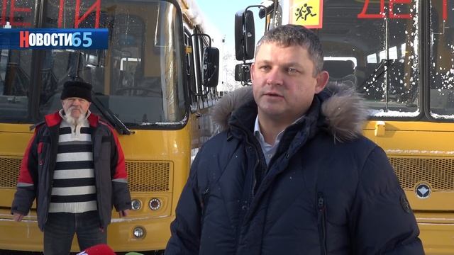 Теперь безопаснее и комфортнее… 13 новых школьных автобусов отправятся к юным островитянам в села