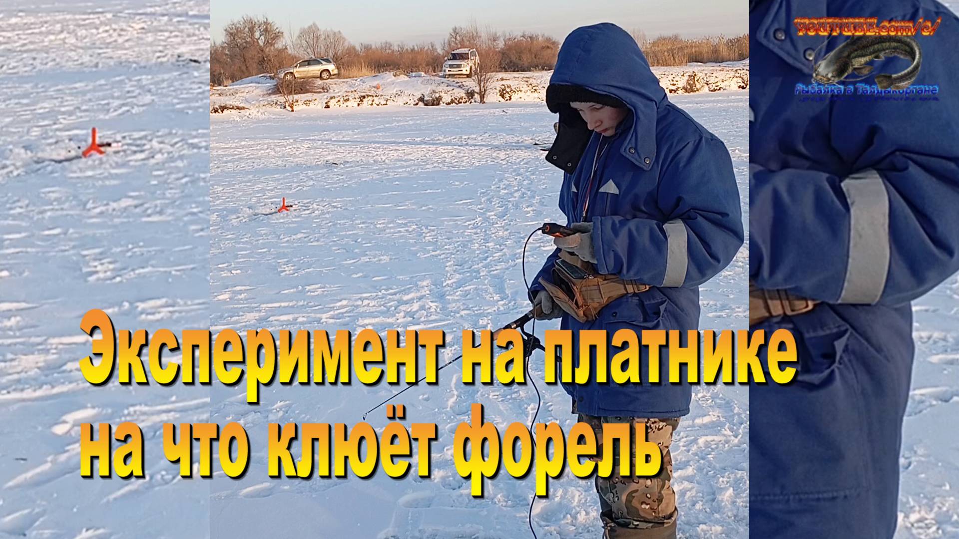 Эксперименты по ловле форели на платнике 24.01.25