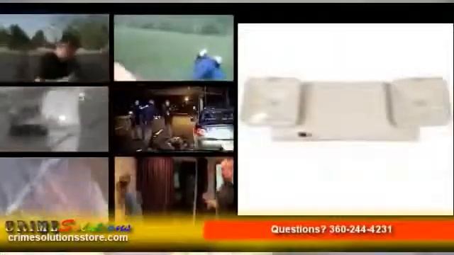 2.4GHz Wireless B_W Emergency Light Camera