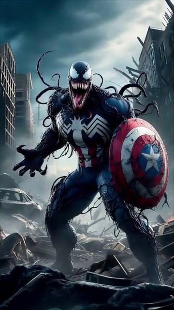 #marvel#comix#venom#short#video#capitanamerika