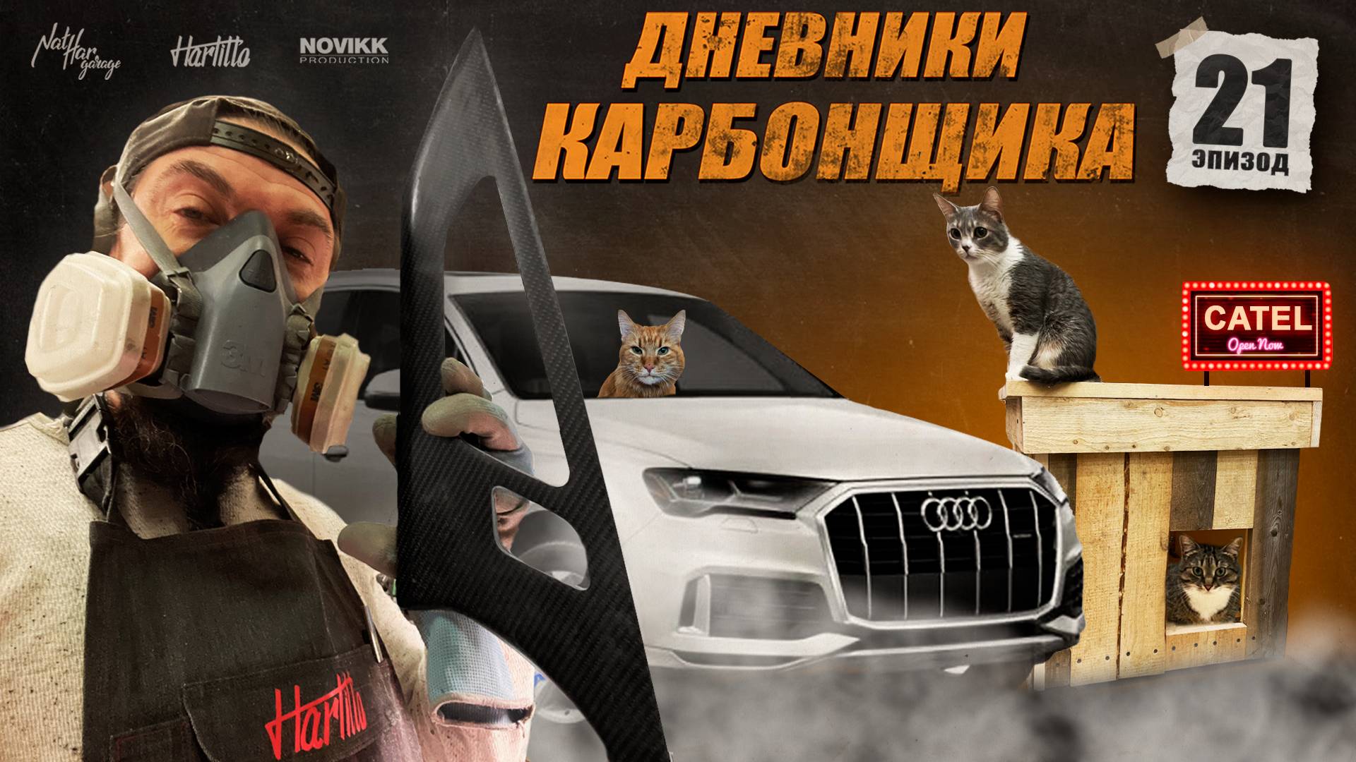 Дневники Карбонщика | Эпизод 21 | Проект Audi, советы по работе и домик для котиков