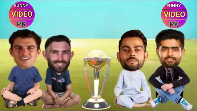 India vs Australia ICC WC Final | Kohli Babar Cummins Maxwell Funny Video