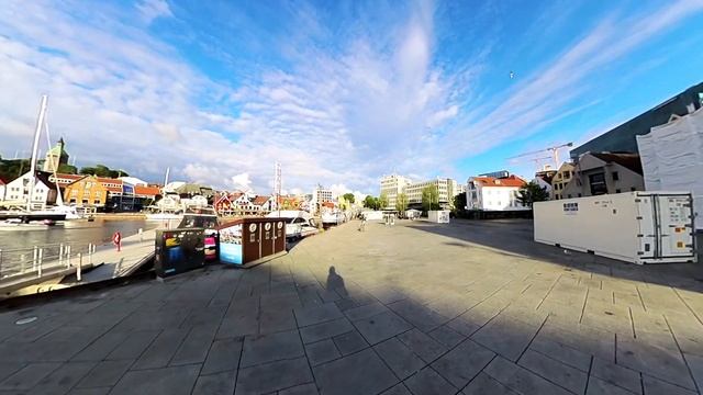 Прогулка по Ставангеру, Норвегия  с камерой Insta 360х3.