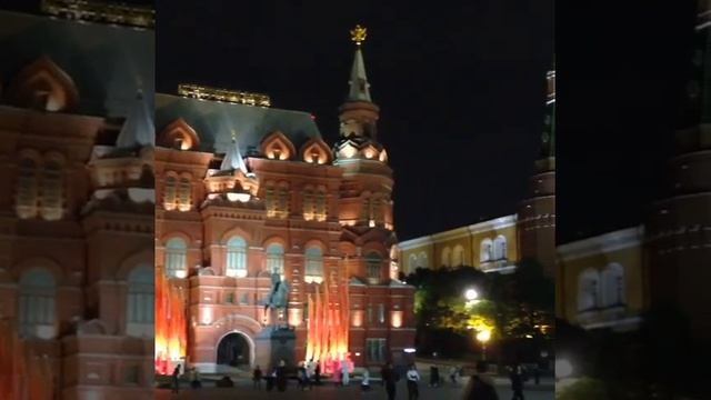Красная площадь ночью