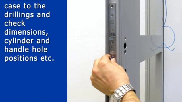ABLOY Electric Lock Door preparation 151009