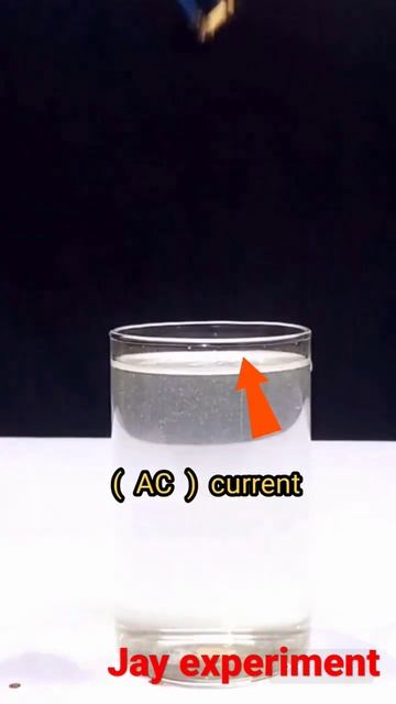 ⚡current experiment AC current or salt 😱😱⚡⚡#shorts #trending