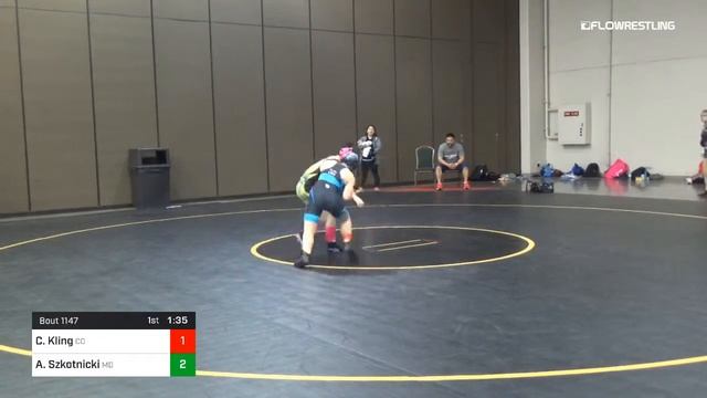 94 Lbs Quarterfinal Caley Kling Team Colorado Vs Alex Szkotnicki Team Maryland