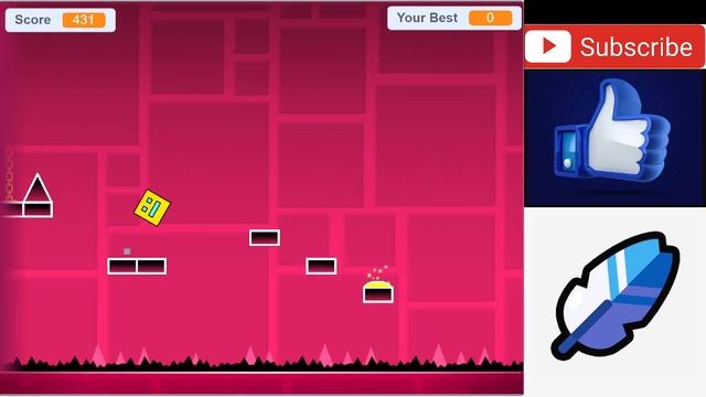 Geometry Dash v1.5 Level 2 Back On Track Complete