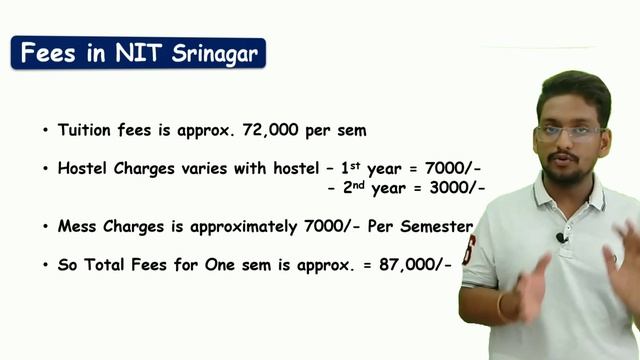 NIT Srinagar || Fees, Marks, Percentile, Placements, Branches, College Review || Ketan Goyal