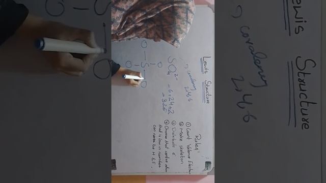 lewis structure SO4 2-