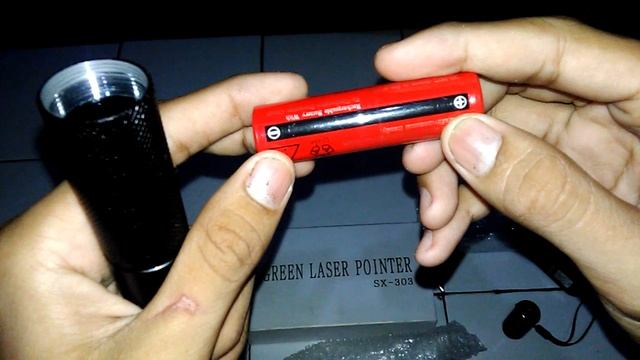 Unboxing Green Laser Pointer 303