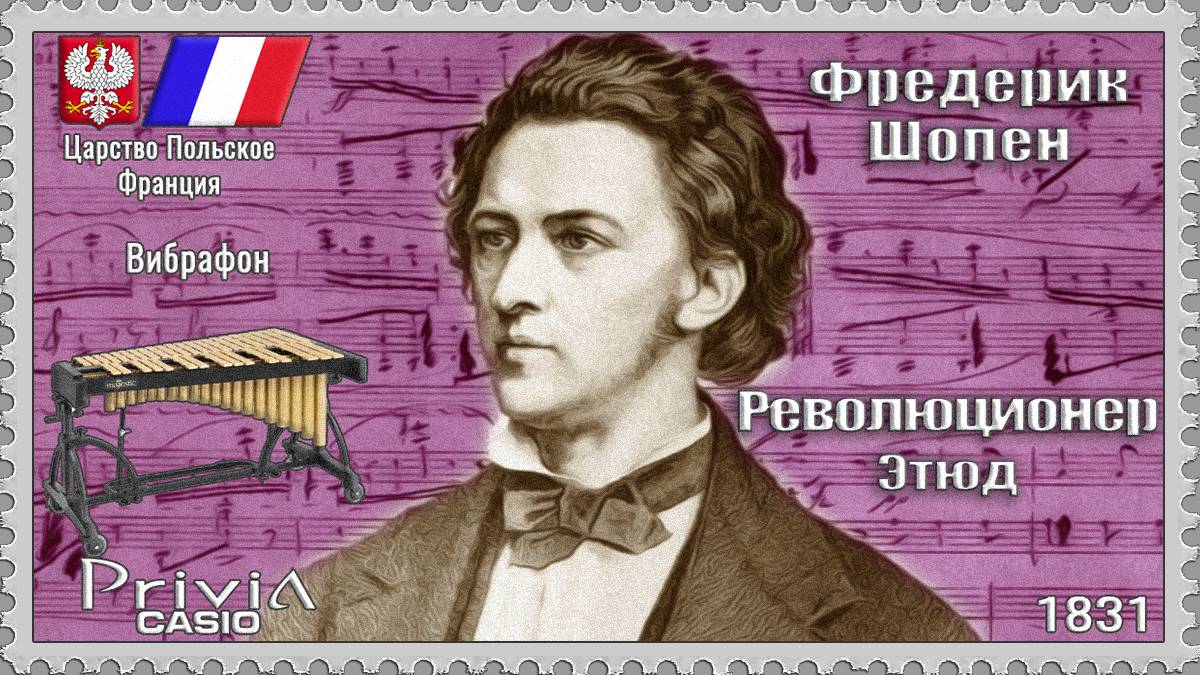 Фредерик Шопен. Революционер. Этюд. Опус 10 №12. 1831г. Вибрафон