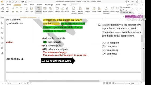 Pembahasan TOEFL Structure Test E / TOEFL Structure Test E Answers