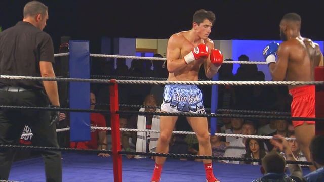 Lambert v Callaway.  ISKA British Title 81.5KG.  Stand and Bang Heavy Hitters, 9th August 2014