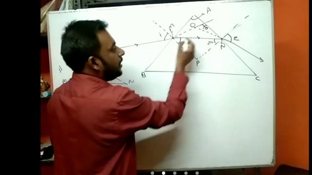 Class 12th Ray optics part 10 prism Study Point by Jayendra sir