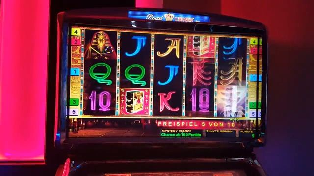 Book of Ra, 3 mal Nachspielen auf 80 Cent bei drei Automaten mit Elite-Strategie