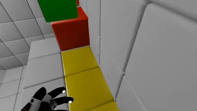 Прохождение Q.U.B.E (# 2 Зеленые блоки )