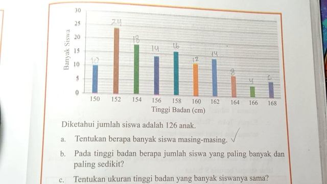 Kelas 7, Semester 2  Halaman 336 sampai 337, Nomor 5 dan 6
