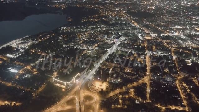 A-Log. Kaluga, Russia. Entrance to the city center of Kaluga Gagarin interchange and Gagarin bridge