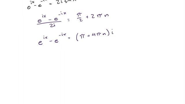 No Real solutions? What about Imaginary?: Solving sin(sin(x))=1