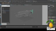 3d модель автомата из Gears of war.