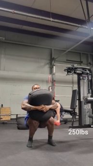 250lb Sandbag to Shoulder