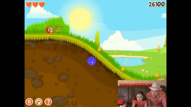RED BALL КРАСНЫЙ ШАРИК # ПРОТИВ КВАДРАТОВ ИГРА #  Мульт игра