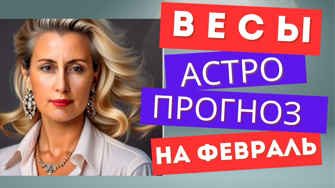 ВЕСЫ 💯 ФЕВРАЛЬ 2025 г. Общий астрологический прогноз