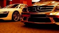golden mercedes