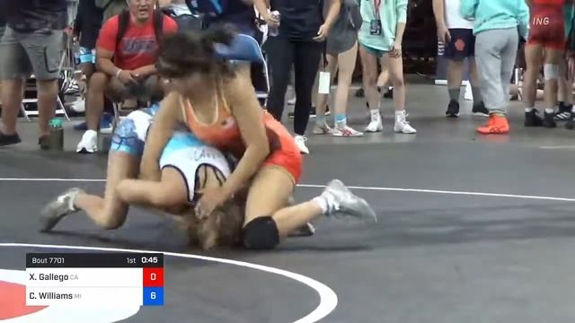 112 Lbs Round Of 32 - Xiomara Gallego, California Vs Cecilia Williams, Michigan 82b7
