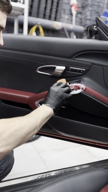 Porsche Boxster химчистка2023г8