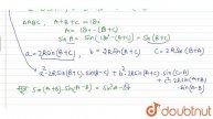 `a^(3) sin (B-C) + b^(3) sin (C-A) + c^(3) sin (A - B) = 0`
