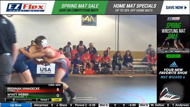 Mat 1 106 Brennan Vanhoecke Florida Vs Wyatt Weber Team Kansas Red
