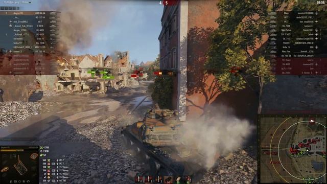 AMX M4 mle. 54, Л. Зигфрида, Стандартный бой