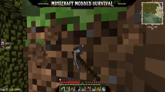 Minecraft: MADPACK SURVIVAL! #3 "ALFRED THE WALRUS"
