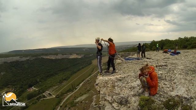 Витя Kachi-Kalion RopeJumping with SkyLine X-Team in Crimea