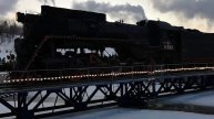 Разворотный круг для паровозов в горном парке Рускеала Карелия. (смотреть со звуком)