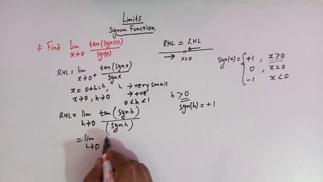 Limits involving Signum function#fractional part function#greatest integer function||Signum functio