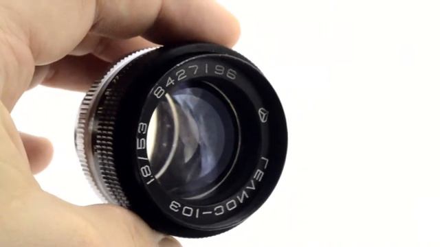 Helios-103 53 mm F1.8 lens with Contax mount-Kiev S/N 8427196 Arsenal 24x36 mm