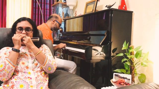 Vande Mataram (Instrumental) In Harmonica ( Mouth Organ ) and piano ..
