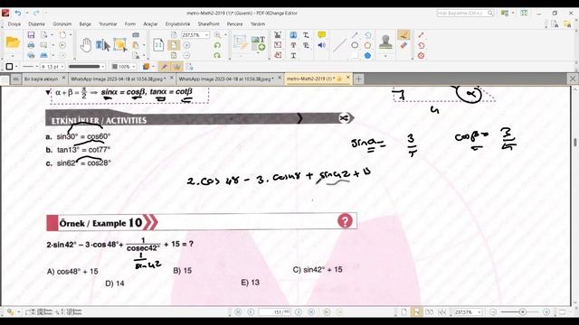 TRİGONOMETRİ KONU ANLATIMI-1 | YÖS (2023)