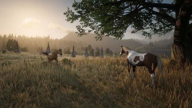 Spirit and Little Creek||Spirit:Stallion of the Cimmaron Movie in Red Dead Redemption 2