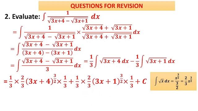 INDEFINITE INTEGRALS (2)