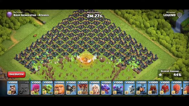 MAX Canons VS 1000 MAX Barbarians!!!!