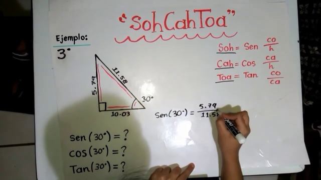 "SohCahToa" Funciones Trigonométricas"